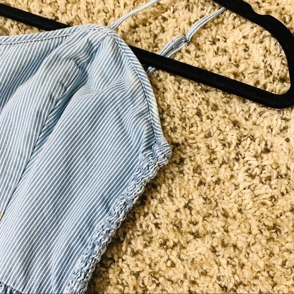 VANS•Stripes V-Neck Pocket Sheath dress - Picture 4 of 6